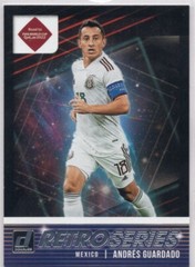 Andres Guardado 2021-22 Donruss Soccer RTWC Qatar Retro Series