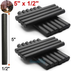 1-20PCS Huge 5 x 1/2″ Flint Fire Starter Survival Magnesium Rods Outdoor Camping