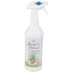 Nature’s Defense Fly Spray Ready To Use Water Based Horse Equine 32 oz