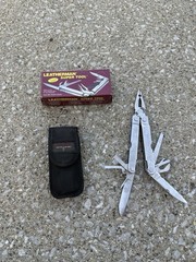 Vintage Unused (but has rust) Leatherman Super Tool w/ Box & Sheath 1996