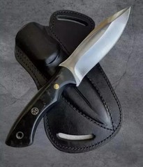 Custom Handmade Fixed Blade Skinner knife – Wood Handle – Tactical Hunting EDC