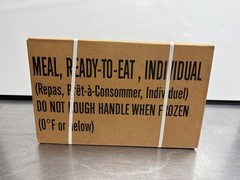 Genuine USGI Military MRE Case A 12 Meals Ready to Eat AmeriQual 2017 Contract
