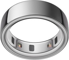 Oura Ring 4 – Smart Ring – Silver – Size 10 – Android & iOS Compatible