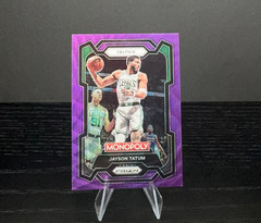 2023-24 Panini Prizm Monopoly Jayson Tatum Purple Prizm #7