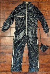 VTG Colmar Lightweight Packable Jumpsuit Coverall Rain Windbreaker Size 46