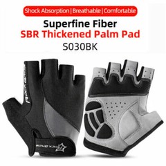 ROCKBROS Cycling Non-Slip Breathable Bicycle Gloves Gel Pad Half Finger Gloves