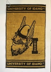 PREMIUM GOLF TOWEL- University of Idaho – New Old Stock – Vintage 90s