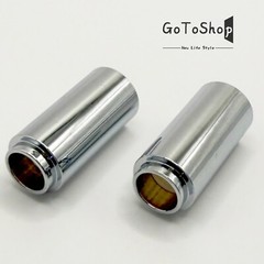 2 PK Fits standard Government 1911 models Recoil Spring Plug Stainless Silver