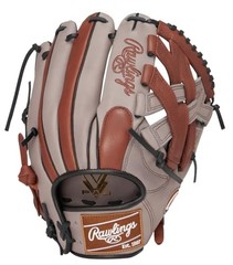 Rawlings Lefty HYPER TECH COLOR SYNC All-Around Glove 11.75 GR6HTCN65 Gray/Brown