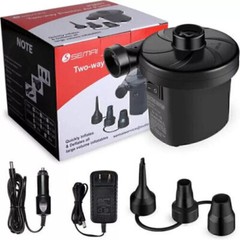 12V Electric Air Pump for Inflatables Air Mattress Pool Raft Bed, Boat, Fast US