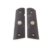 Wilson Combat Black X-TAC Grips for Full Size 1911 Govt – # 866-FS-FB-BLK