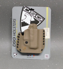 DSG Arms RH Tan Kydex Alpha Duty Holster for Glock 26/27/28/33 USA Made