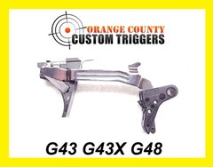 Glock 43 43X 48 Flat Trigger Assembly w/ Ghost Edge Connector