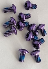 12pk Disc Brake Rotor Bolts Torx T25 M5x10mm SRAM MTB Road Bike