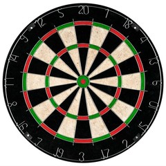 18 In Professional Regulation Size Bristle Dart Board High Quality 10 Lb