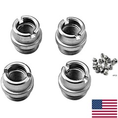 Set of 4 Precision CNC Machined 1911 Grip Screw Bushings – 416 Stainless Steel