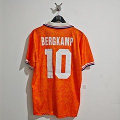 Netherlands 1994 World Cup Home Jersey (Bergkamp #10) – XL