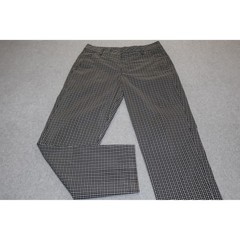 Puma Golf Pants Mens 32×32 Black Gingham Plaid Check Performance Polyester