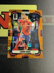 2026 Panini Prizm FIFA World Cup Spain Lamine Yamal Orange 19/215 Jersey Number