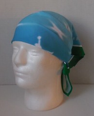Nike Jordan Dri-Fit Printed Bandana Lucky Green/Aqua Tone/White