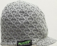 Kast Extreme Fishing Gear Cabled Knit Beanie with Brim NWT One Size Fits Most