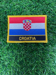 Croatia Heat Press Badge Multicolor