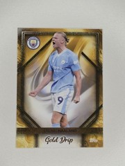 2024 Topps Manchester City – Gold Drip – Erling Haaland #46