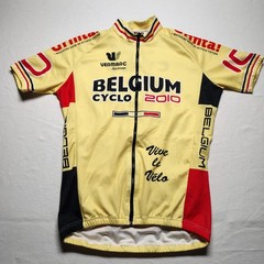 2010 Vermarc Belgium Cycling Jersey XL Yellow Belgium Cyclo