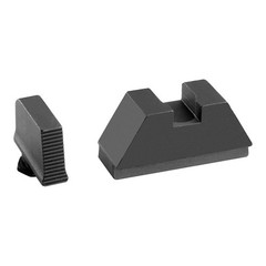 Ameriglo 5L Optic Comp Sights Serrated Front .300»F /.375»R For Glock