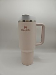 Stanley 40oz Pink Insulated Tumbler BPA-Free Handle Lid Straw Dishwasher Safe
