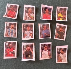 Coke bottle FIFA stickers, All 12 variations. Cheapest price you will find.