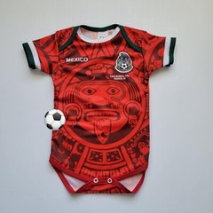Baby one piece baby Mexico futbol Red jumpsuit bebe