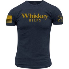 Grunt Style Whiskey Helps T-Shirt – Midnight Navy