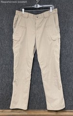 5.11 Tactical Men’s Khaki Ripstop Taclite Pro Cargo Pants Sz 36