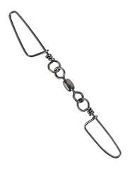BLUEWING Double Snap Swivels with Stainless Steel Coastlock Snaps US Seller