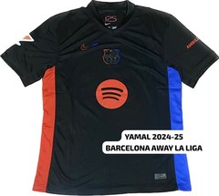 LAMINE YAMAL SIGNED BARCELONA 2024-2025 AWAY JERSEY BECKETT COA