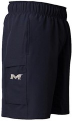 Miken Men’s M20 Game Use & Training Shorts Slowpitch Softball – Navy/Gray
