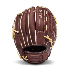 Franklin Sports 10 Inch Brown Pigskin Leather Baseball Glove For Infielders