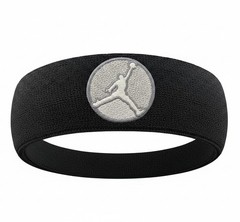 Vintage Jordan Jumpman Black French Terry Workout Unisex Adult Headband One Size