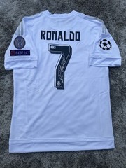 Cristiano Ronaldo Signed Real Madrid 2015/2016 Jersey, Beckett COA