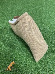 Golden Soul Knit Wool Brown Blade Putter Head Cover