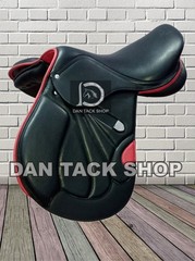 Close Contact Leather Jumping English Saddle with Free Shipping