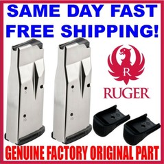 Two Ruger MAX-9 9MM 10 Rd Magazine OEM w/Ext 90714 SAME DAY FAST FREE SHIPPING