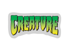 Creature Logo Skateboard Sticker 2 inches