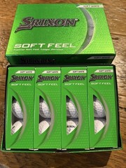 Brand New Srixon Soft Feel Golf Balls White No Logos 2 Dozen