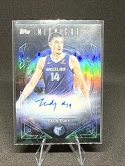 2025-26 Topps Midnight Auto – Zach Edey (Midnight Sun)