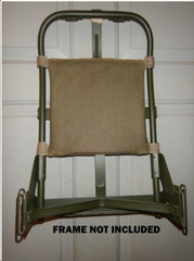 Custom Padded Ruck Back Pad (FITS: USGI ALICE Frame / MALICE Frame) COYOTE