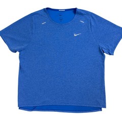 Nike Running Dri Fit Men’s Blue Short Sleeve Performance Athletic T Shirt XXL