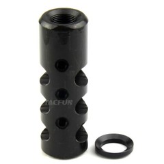 Competion Full Size Muzzle Brake 1/2×28 TPI for .223 556 w/ Crush Washer