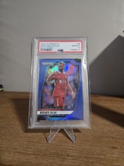 2024-25 MOHAMED SALAH PANINI PRIZM PREMIER LEAGUE BLUE PSA10 079/299